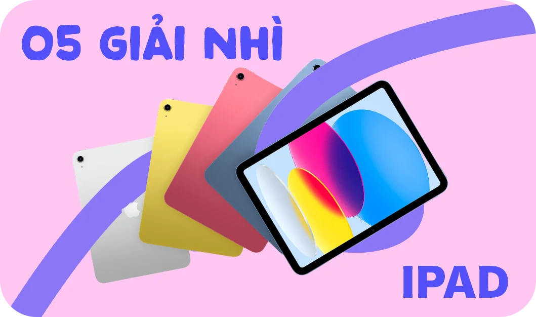 5 giải nhì IPAD