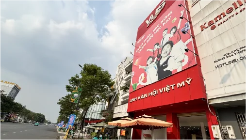 Hệ thống trung tâm tiếng Anh gần khu dân cư, trường học
