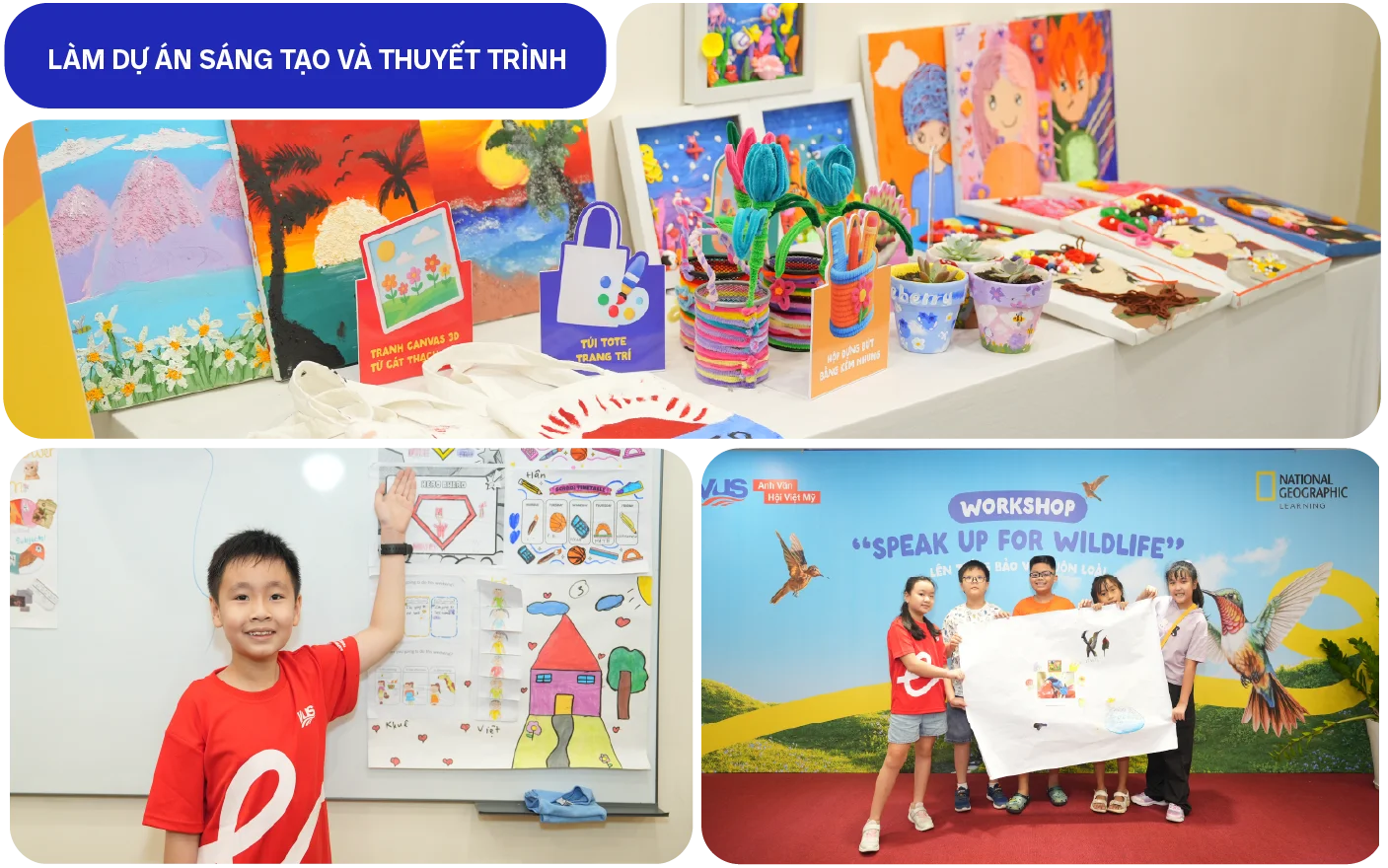 Làm dự án sáng tạo và thuyết trình