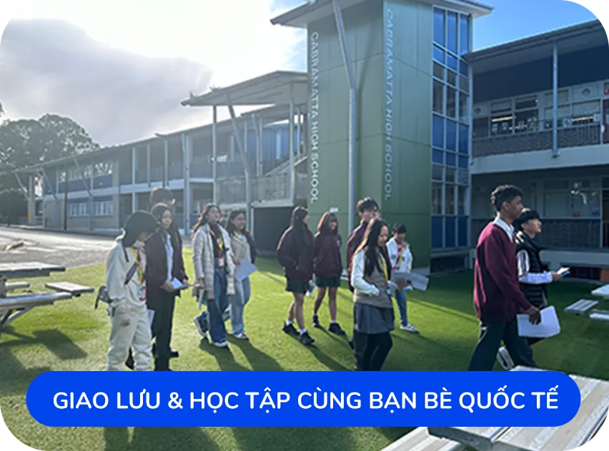 Giao lưu & học tập cùng bạn bè quốc tế