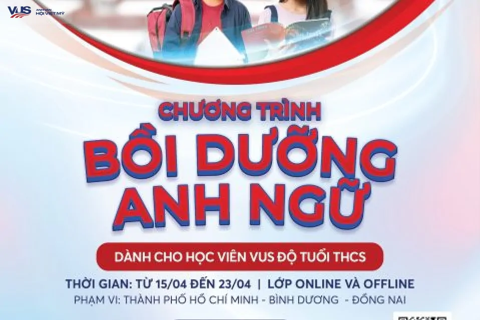 VUS tổ chức lớp Bồi dưỡng tiếng Anh học kỳ 2 - 100% miễn phí cho học viên