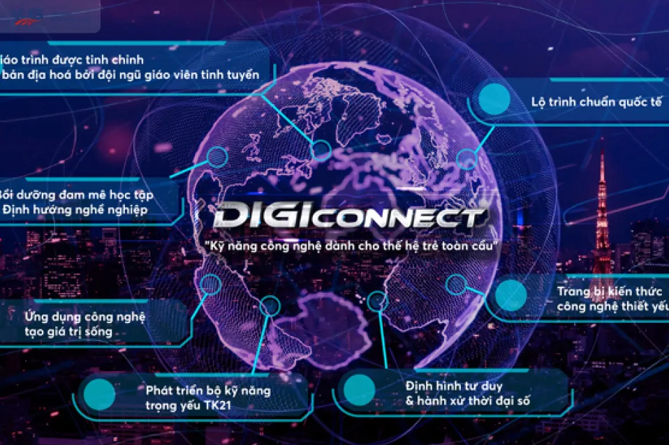 Chương trình mới: DigiConnect - Kỹ năng công nghệ dành cho thanh thiếu niên