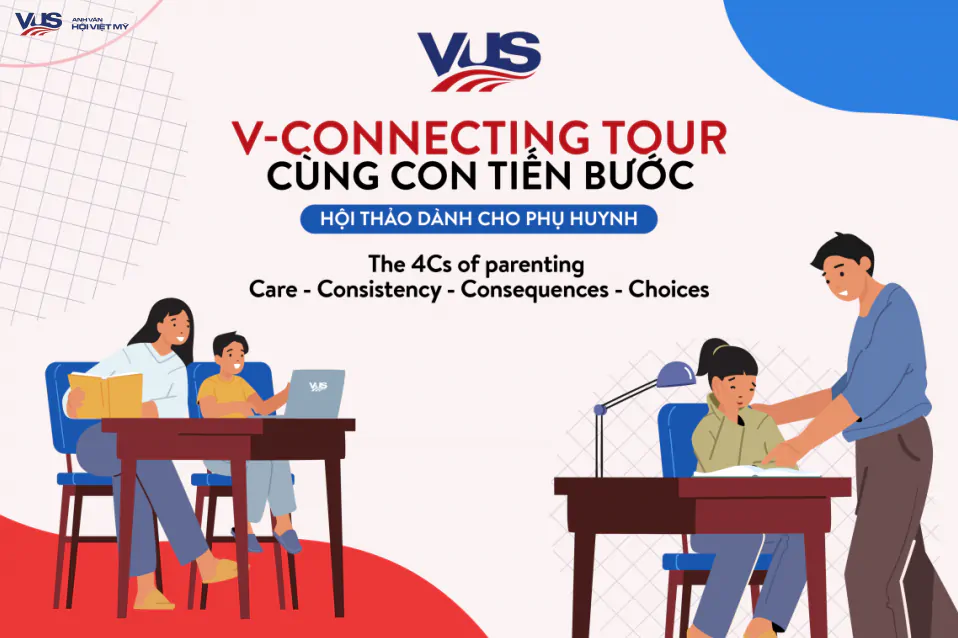 VUS tổ chức chuỗi hội thảo về tâm lý và giáo dục con trẻ dành cho phụ huynh V-Connecting Tour - Cùng Con Tiến Bước