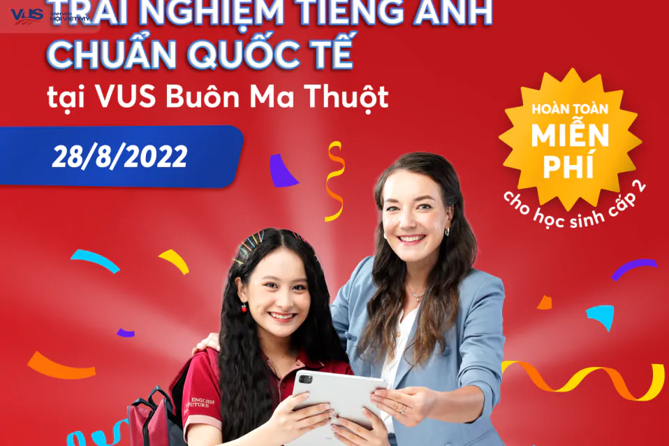 Ngày hội tiếng Anh đặc biệt cho học sinh mẫu giáo và tiểu học tại VUS Buôn Ma Thuột