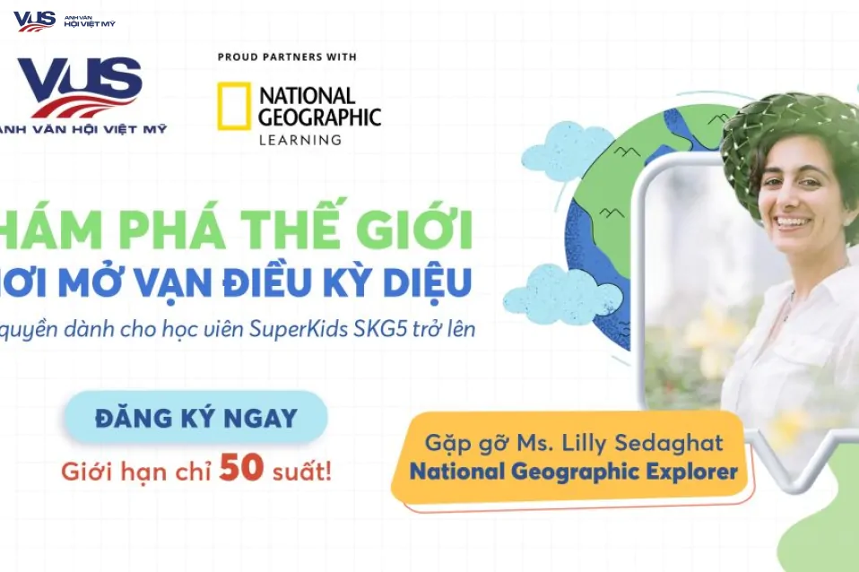 Độc quyền cho học viên VUS: Buổi giao lưu gặp gỡ chuyên gia quốc tế với chủ đề Góp xanh Trái Đất