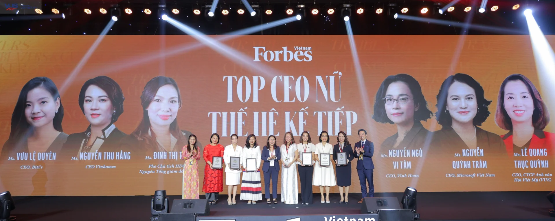 CEO VUS chia sẻ quan điểm lãnh đạo và được vinh danh tại hội nghị Women’s Summit của Forbes Việt Nam