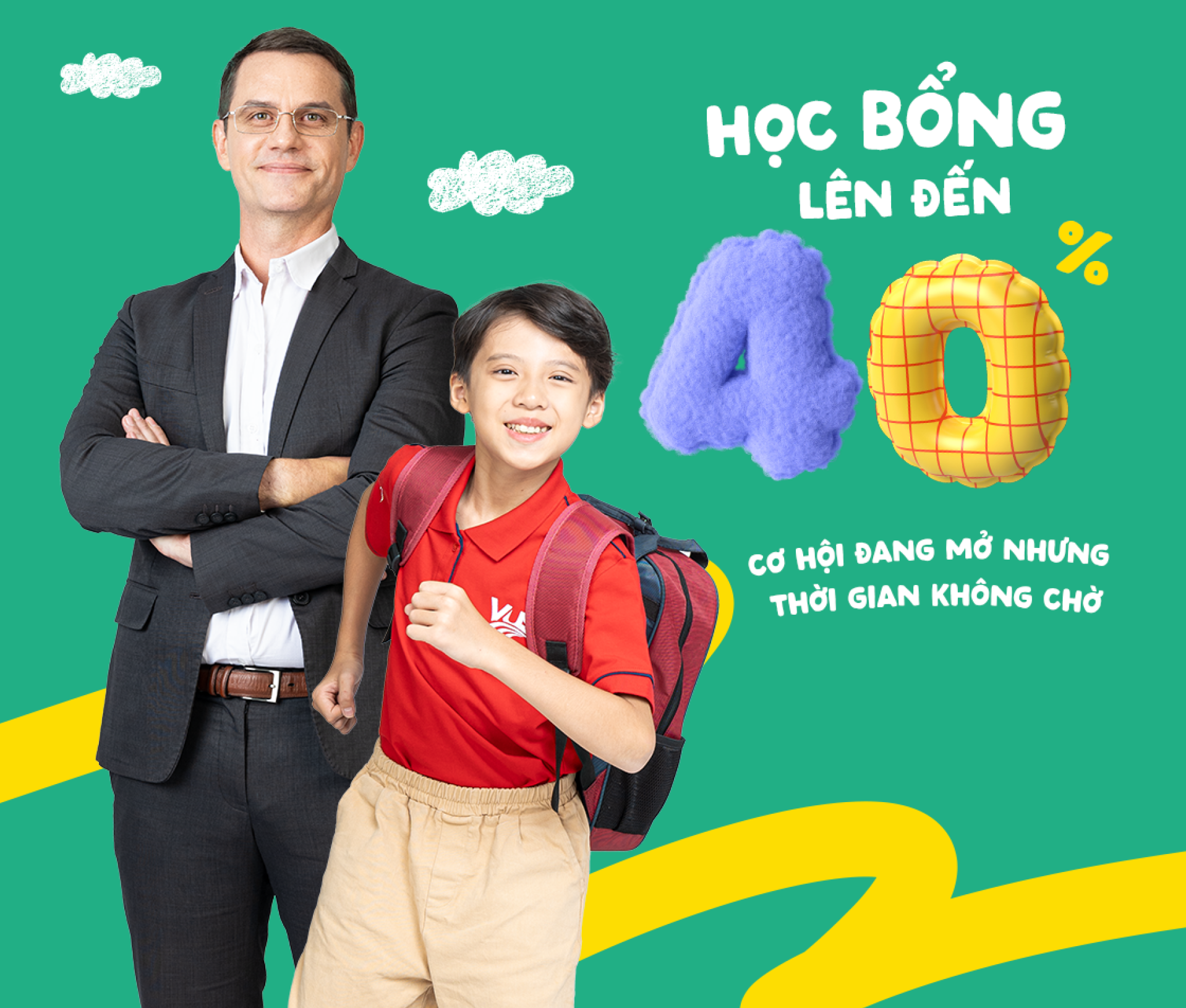 Học bổng lên đến 40%  đăng ký tư vấn ngay