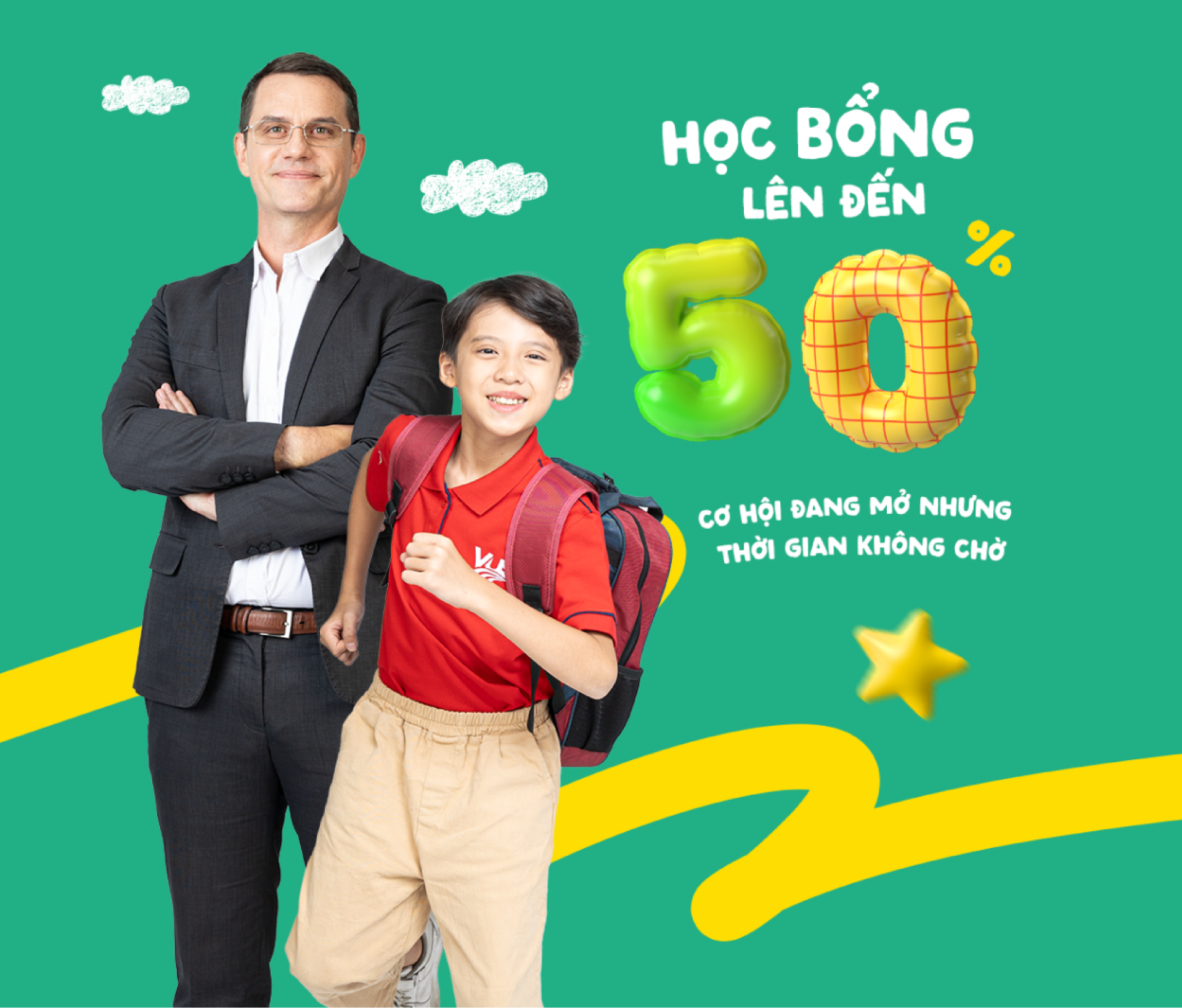 Tiếng Anh VUS - Học bổng lên đến 50%