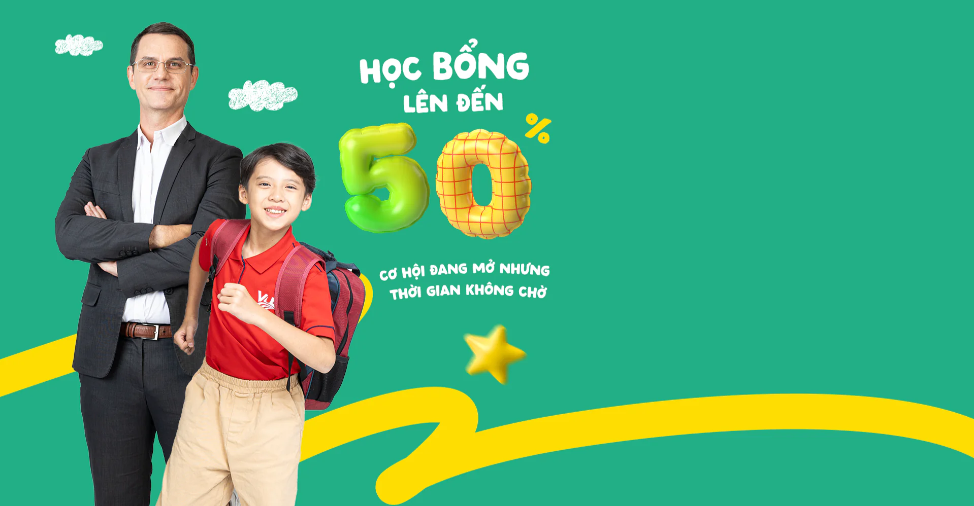 Tiếng Anh VUS - Học bổng lên đến 50%