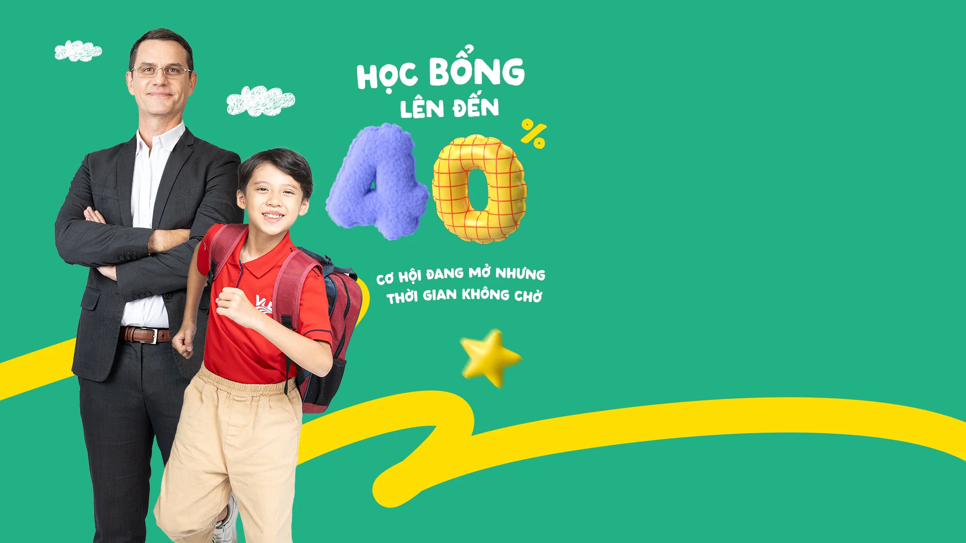 Học bổng lên đến 40%  đăng ký tư vấn ngay