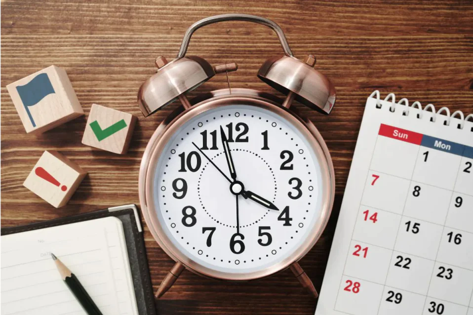 Giới từ chỉ thời gian trong tiếng Anh (Prepositions of time)
