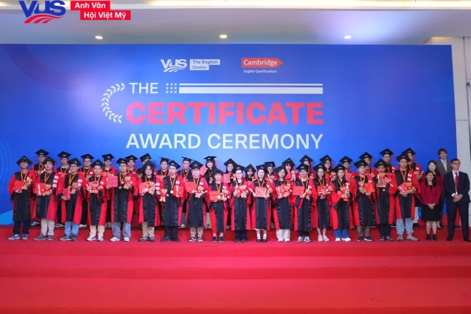 VUS tự hào: 214.831 học viên nhận chứng chỉ quốc tế