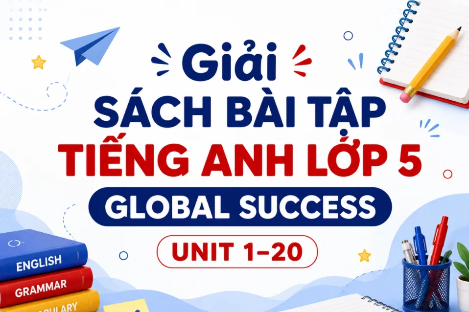 Giải Sách bài tập tiếng Anh lớp 5 Global Success Unit 1–20