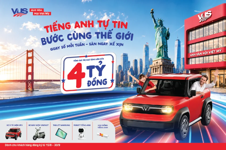 Ưu đãi mùa khai trường - tiếng Anh tự tin, bước ra thế giới