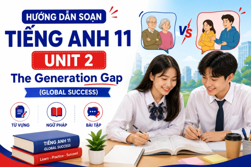 Hướng dẫn soạn tiếng Anh 11 Unit 2: The Generation Gap (Global Success)