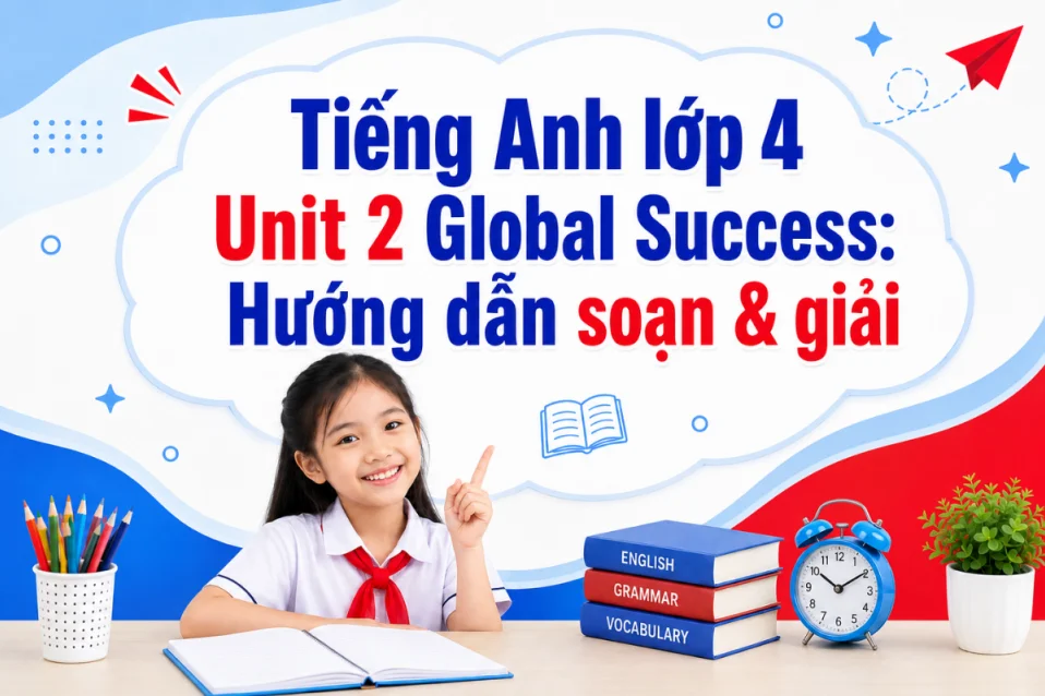 Tiếng Anh lớp 4 Unit 2: Từ vựng, ngữ pháp, soạn SGK & bài tập