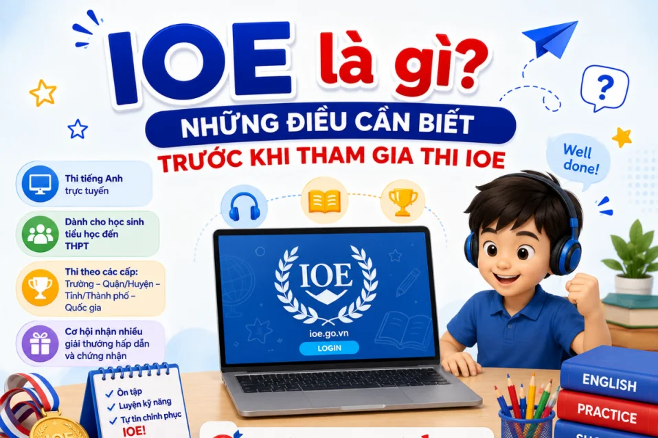 IOE là gì? Những điều cần biết trước khi tham gia thi IOE