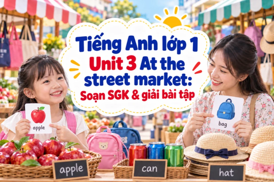 Tiếng Anh lớp 1 Unit 3 At the street market: Soạn SGK & giải bài tập