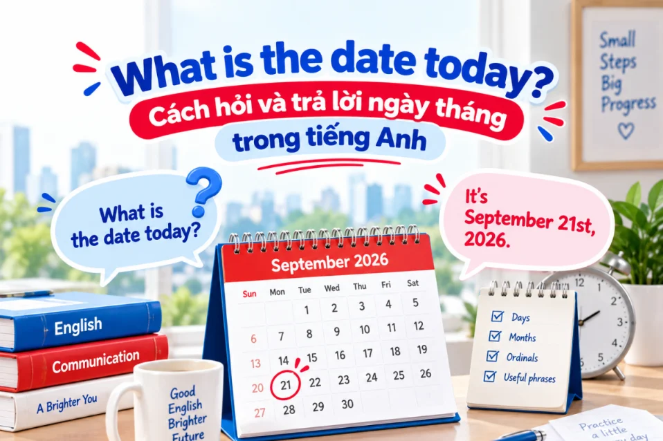 What is the date today là gì? Cách hỏi và trả lời ngày tháng trong tiếng Anh