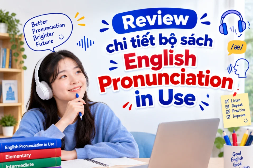 Review chi tiết bộ sách English Pronunciation in Use