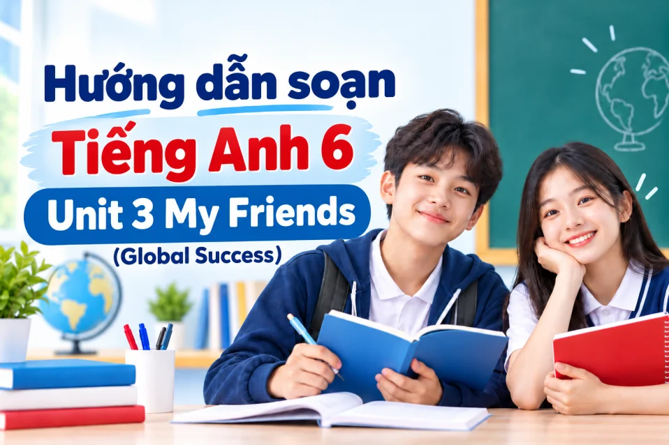 Tiếng Anh lớp 6 Unit 3 My Friends: Soạn bài, từ vựng, ngữ pháp, bài tập