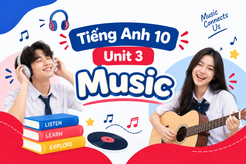 Hướng dẫn soạn & giải tiếng Anh 10 Unit 3 Global Success: Music