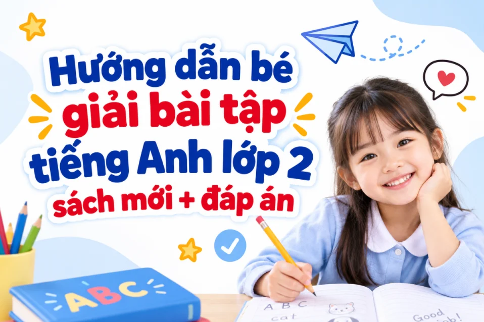Xem nguồn giải bài tập tiếng Anh lớp 2 của NXBGDVN + cách dạy bé làm bài