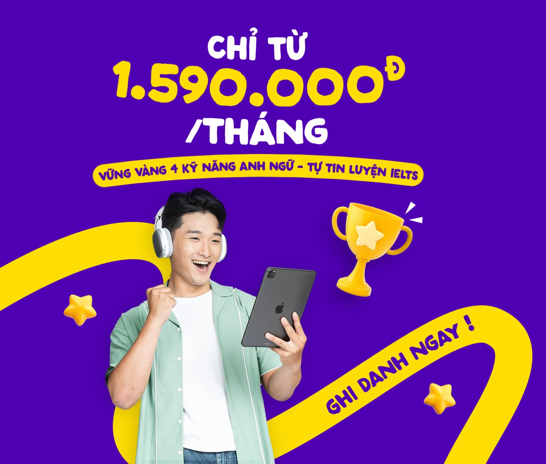 Chỉ từ 2tr/tháng - EH - englishhub.vus.edu.vn
