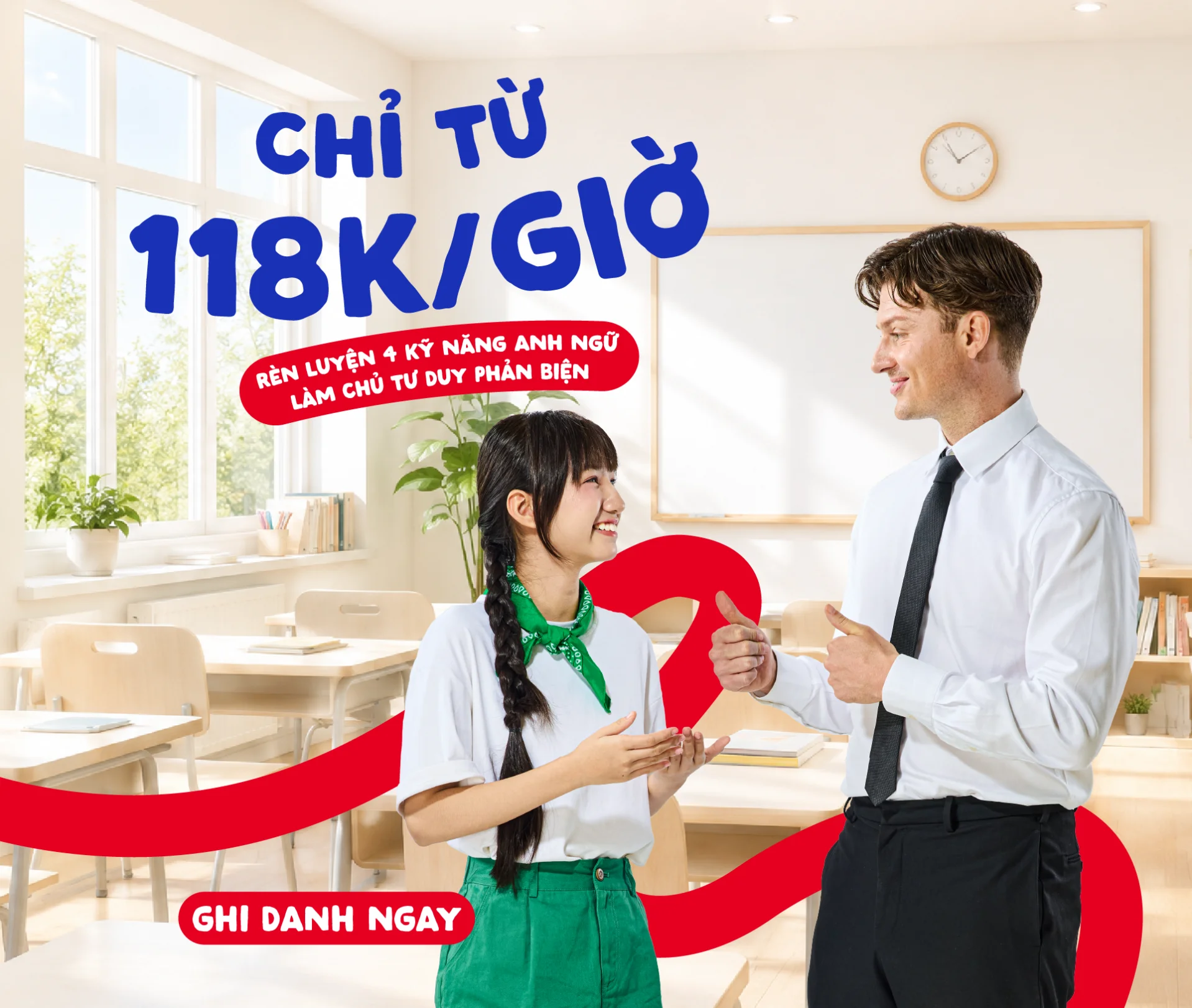 Chỉ từ 118k/giờ - YL - english.vus.edu.vn