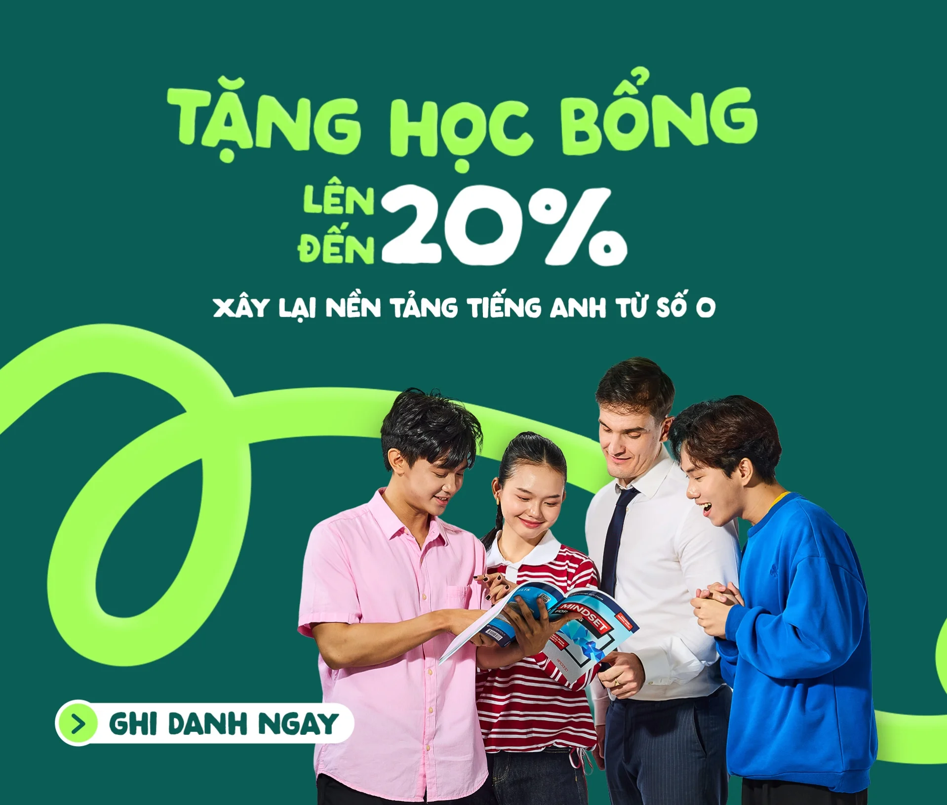 Học bổng lên đến 40% - EH - english.vus.edu.vn