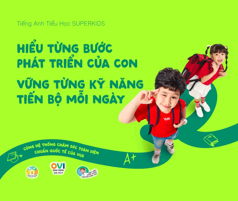 [VUS] Tiếng Anh tiểu học 6-11 tuổi - SuperKids