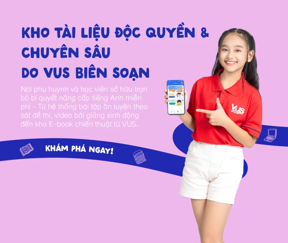 [VUS] Kho học liệu khổng lồ, tổng hợp từ vựng theo chủ đề