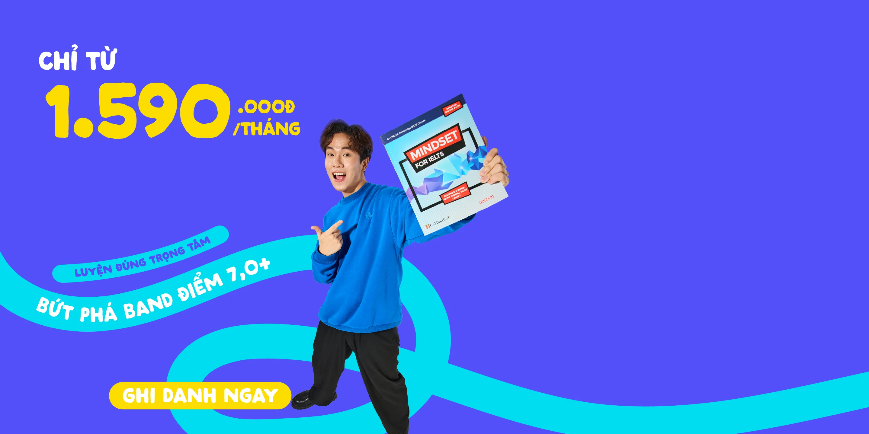 Chỉ từ 1.6Tr/tháng - IELTS CORE - english.vus.edu.vn